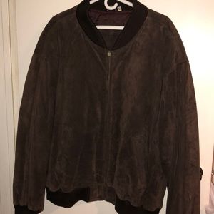 Roundtree&Yorke leather bomber jacket. NWT XL.